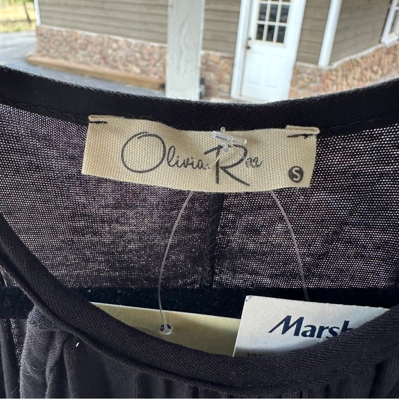 Olivia Rae - Flowy long dress - Black - S - Picture 3 of 5